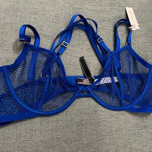 Victoria's Secret Royal Blue Mesh Bra
